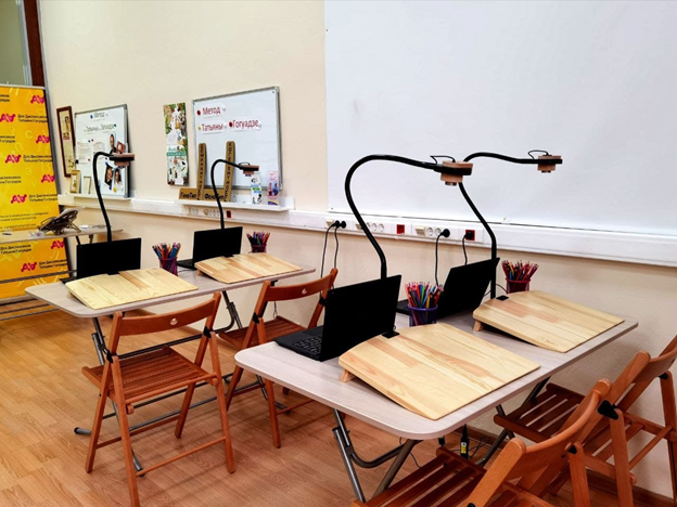Оборудованный класс для занятий в Центре Дислексии Татьяны Гогуадзе